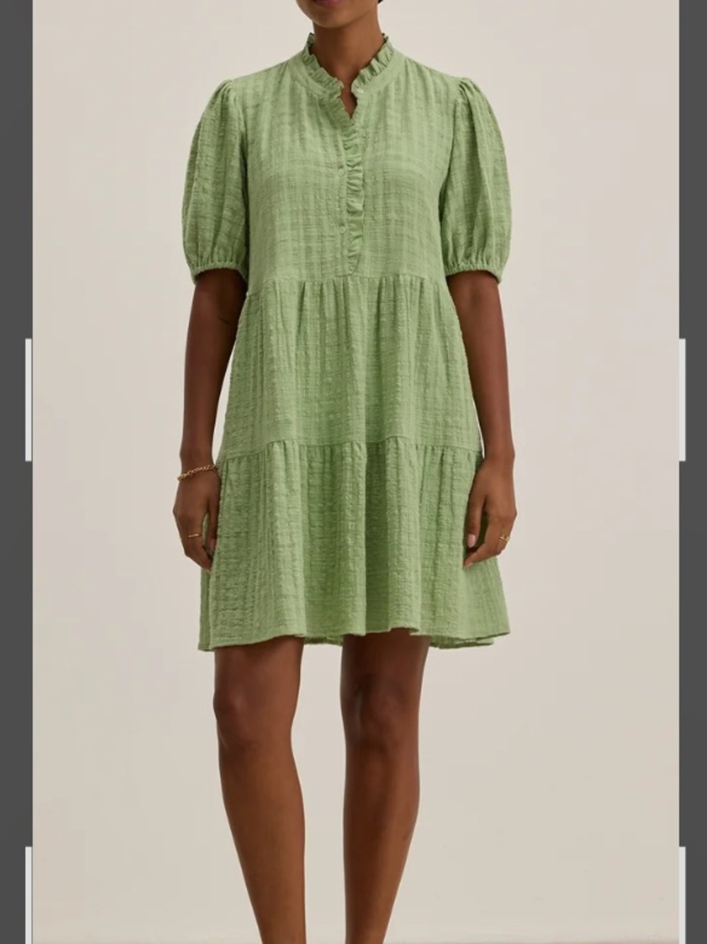 Velvet by Graham & Spencer Hilson Gauze Dress with Pockets, M